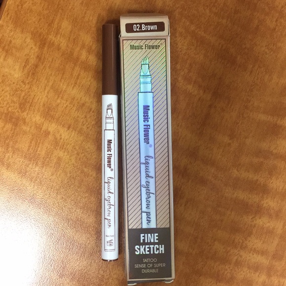 Music Flower Fine Sketch Liquid Eyebrow Pen - Picture 3 of 4